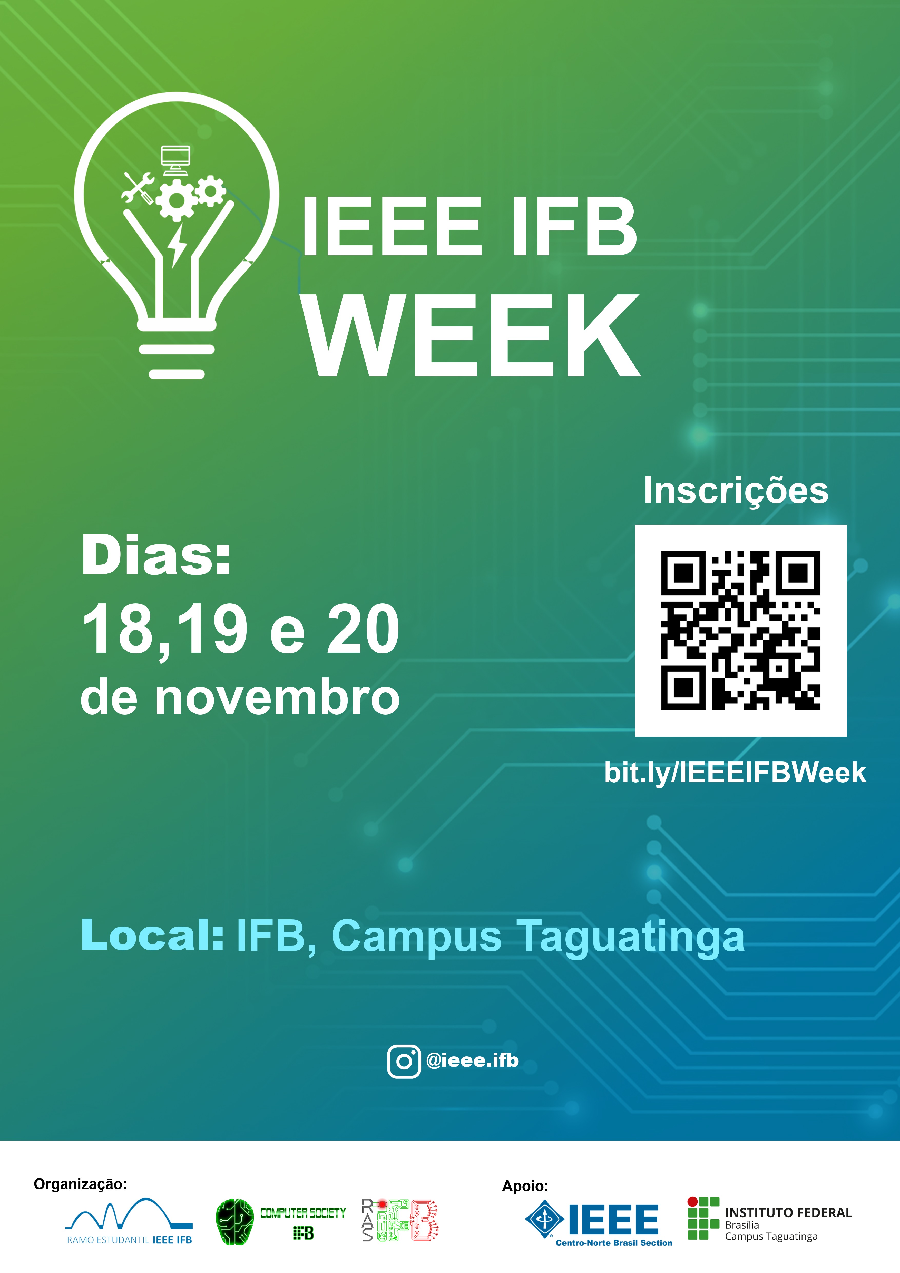 Cartaz de divulgação do IEEE IFB Week